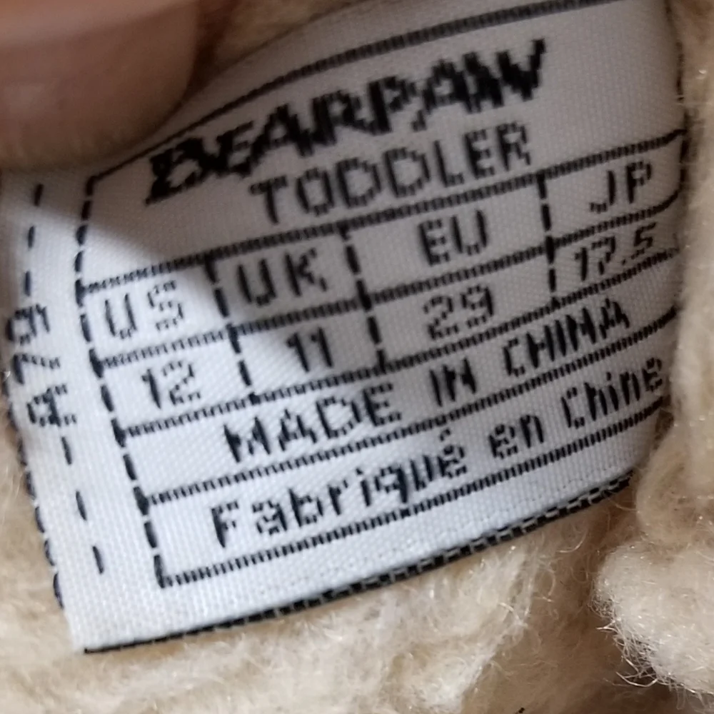 Bearpaw Emma Toddler Zipper Suede & Sherpa Winter Boots in Ash Gray 12